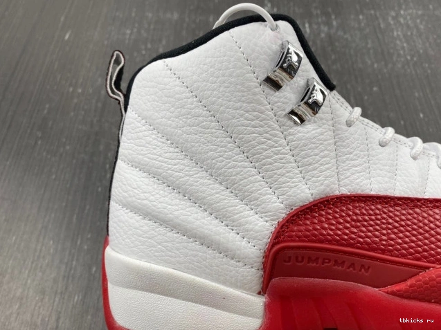 Rep TB Cherry Jordan 12 130690-110 Retro Air 0714
